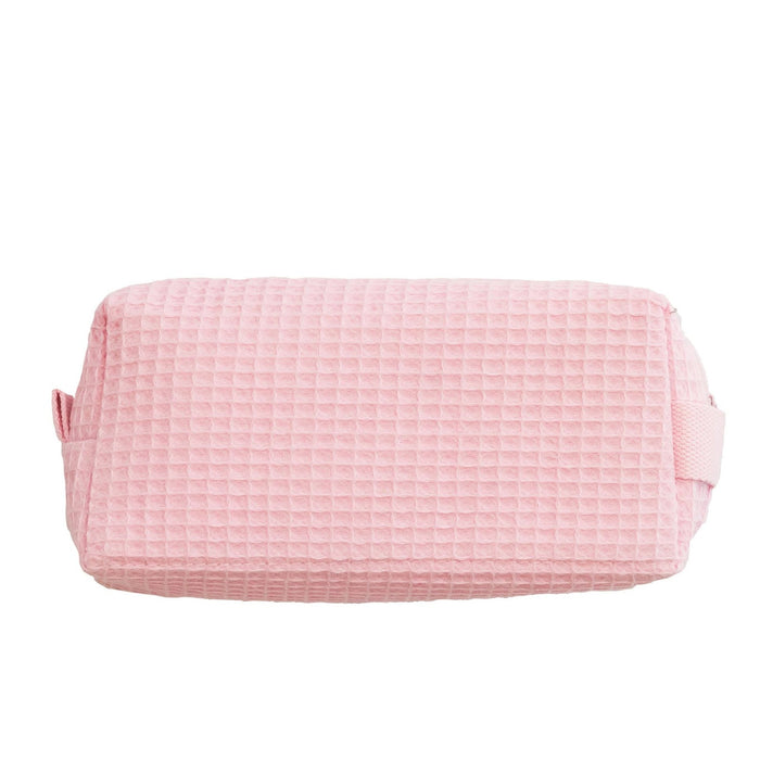 Waffle Cosmetic Bag Makeup Bag Pendergrass Light Pink Small