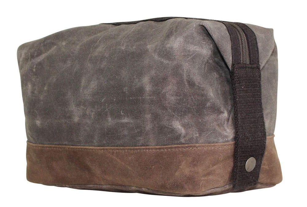 Waxed Unlined Dopp Kit Dopp Kits CB Station Olive 