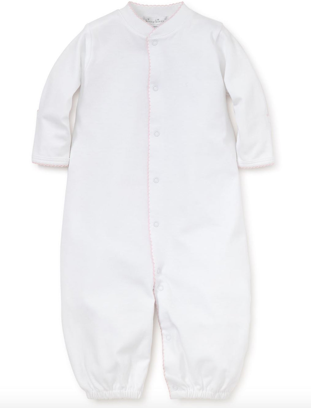 White Kissy Basics Converter Gown Baby Gown Kissy Kissy 