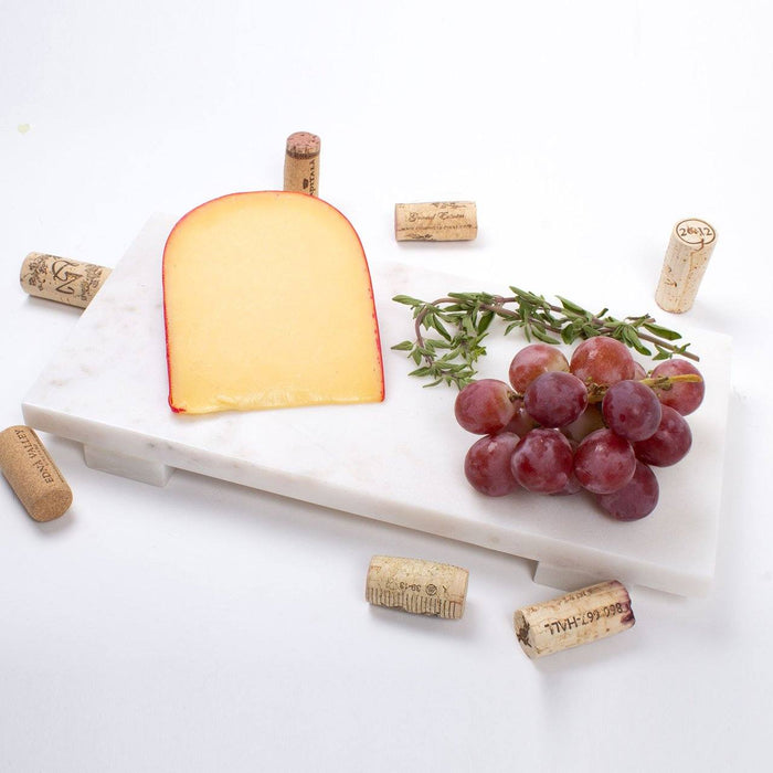 White Marble Small Cheese Board Cheese Board 8 Oak Lane 