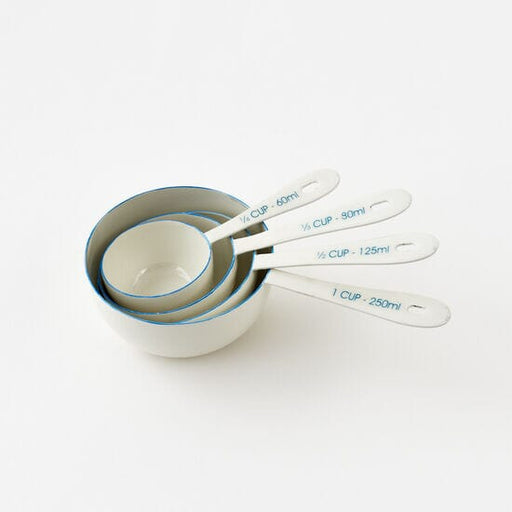 White Measuring Cups Kitchen Accessories 180 Degrees 