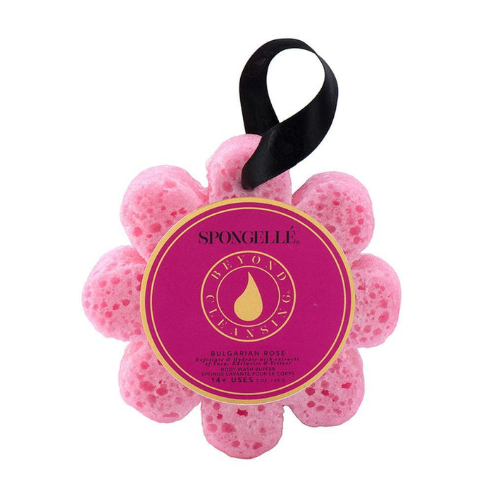 Wild Flower Bath Sponge - Bulgarian Rose Bath Soap Spongelle 