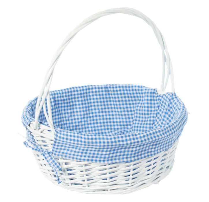 Willow Easter Basket Easter Basket Quickway Imports Blue 