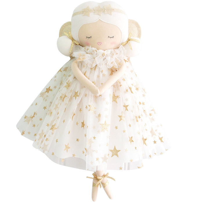 Willow Fairy Doll - Ivory Gold Star Doll Alimrose 
