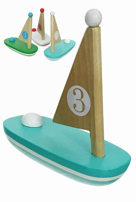 Wooden Floating Boats Mini Toys Jack Rabbit 3 