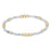 Worthy Pattern 3mm Bead Bracelet - Gemstones Bracelet eNewton Aquamarine 