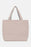 Woven Tote Bag - Rose Silver Bags and Totes Isle Jacobsen 