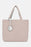 Woven Tote Bag - Rose Silver Bags and Totes Isle Jacobsen 