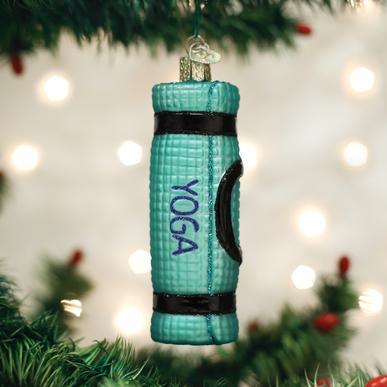 Yoga Mat Ornament Ornament Old World Christmas 